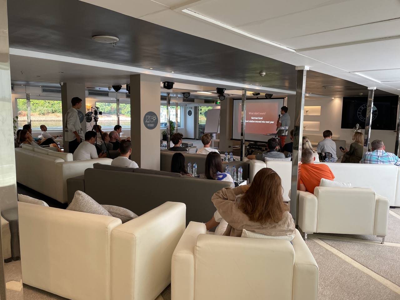 Session aboard the cruise