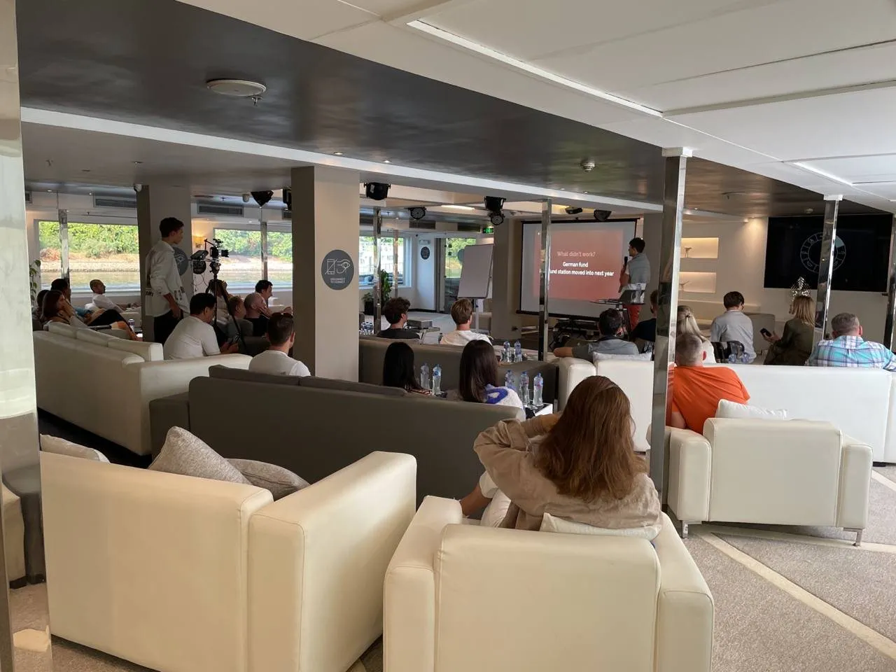 Session aboard the cruise